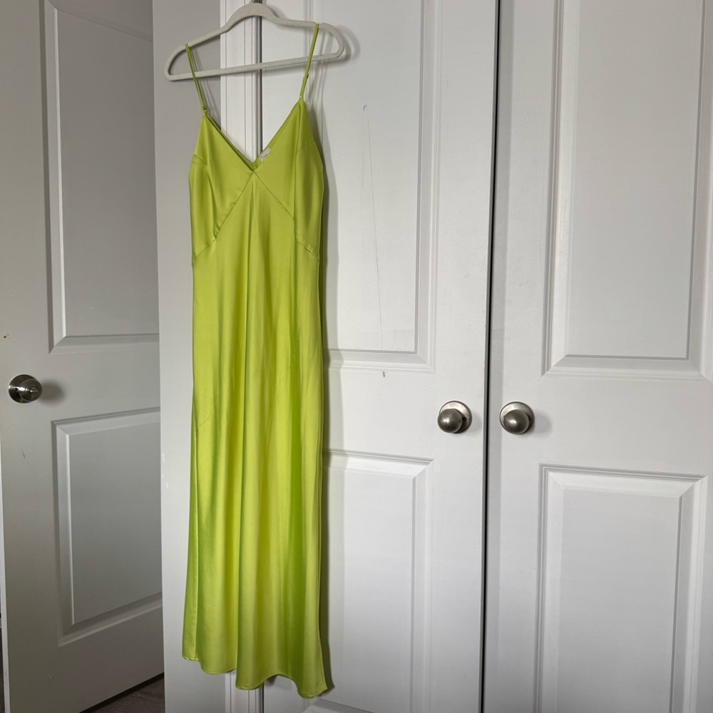 A New Day Vibrant Green Dress